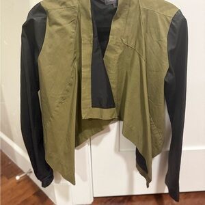 Calvin Klein Olive and Black Blazer